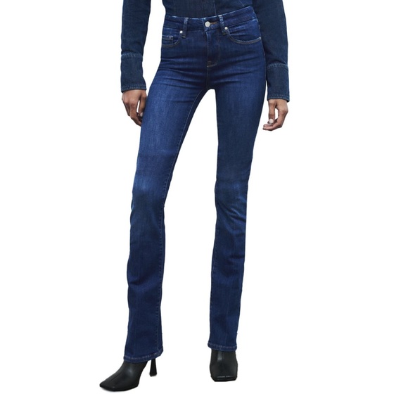 Zara Midrise Bootcut Blue Jeans - Picture 1 of 8